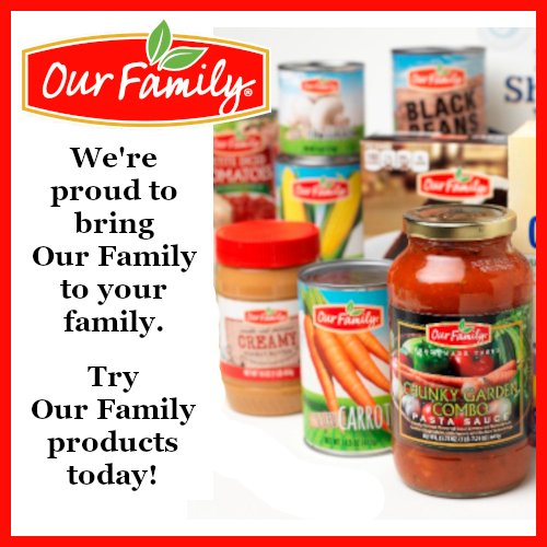 Our Family brand at Sheena's Marketplace